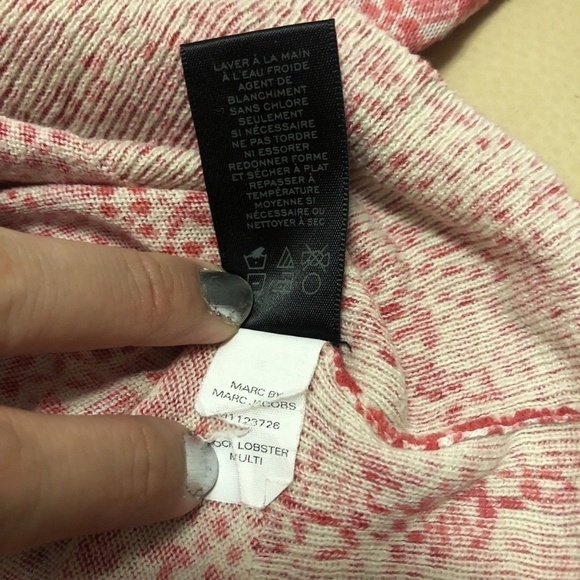 MARC by MARC JACOBS sz M/L Red Cardigan Sweater - Picture 7 of 8